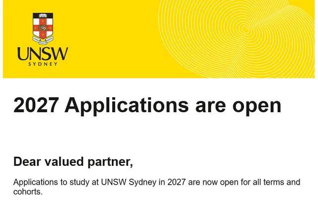悉尼大學官宣不接受新託福成績！新南威爾士27Fall申請全面啟動！