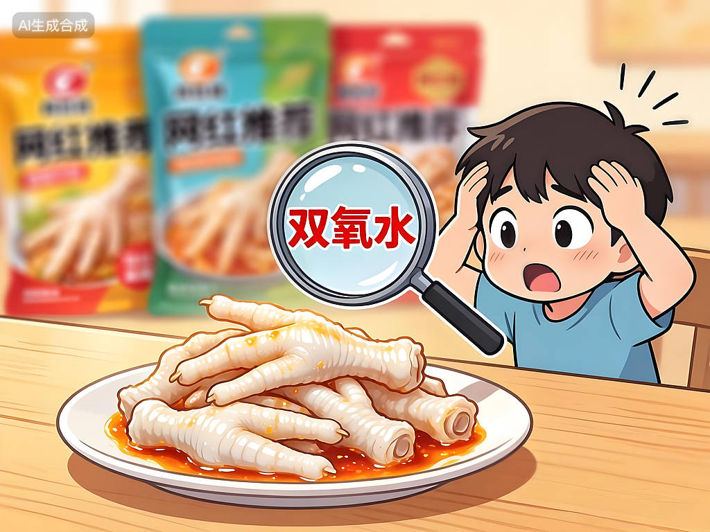 雙氧水漂白雞爪產業鏈遭央視曝光，多氟多子公司億豐電子違規售賣被點名